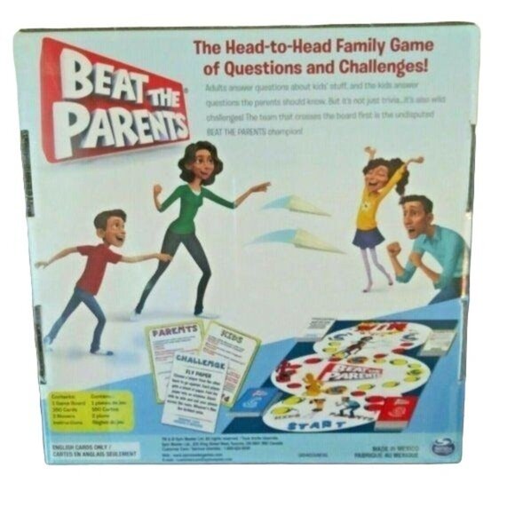 Beat The Parents 2nd Edition Family Kids Vs Adults Board Game Family Game Night - Picture 7 of 8